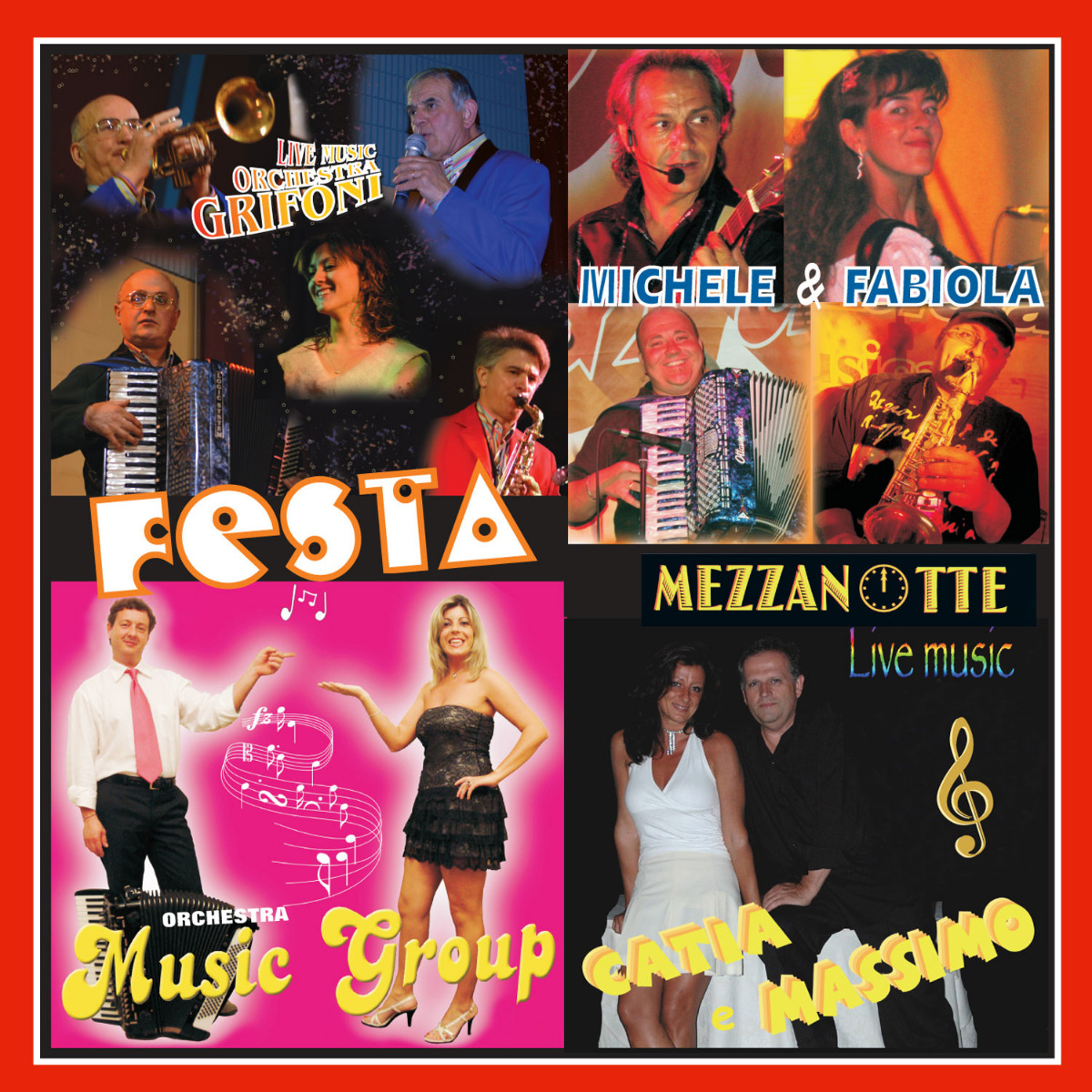 Collage music - festa